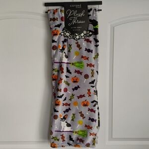 Boston Terrier Frenchie Labrador Halloween Plush Throw Blanket 50"x 70" NWT